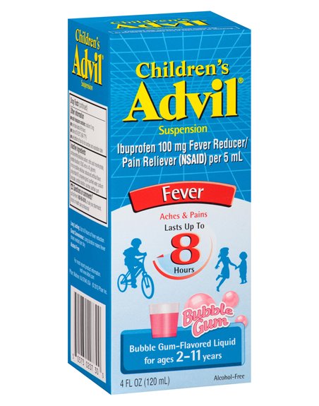 17093 - Advil Children's Bubble Gum - 4 fl. oz. - Box:  - Loc: 32P