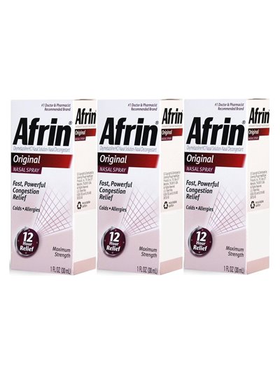 17098 - Afrin Nasal Spray, Original - 1 fl. oz. - Box:  - Loc: P0