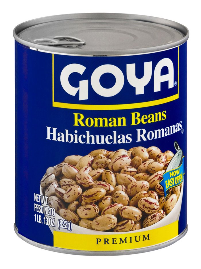 17252 - Goya Roman Beans - 29 oz. (Pack of 12) - Box:  - Loc: G9