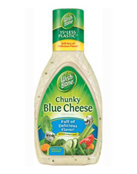 17336 - WishBone Blue Cheese Dressing - 8oz. (Case of 12) - Box:  - Loc: G8