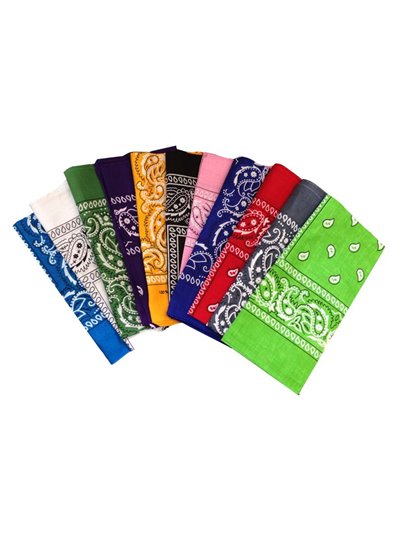 17381 - Bandana Assorted Color pack 48 unit ( 23025 ) - Box:  - Loc: J5