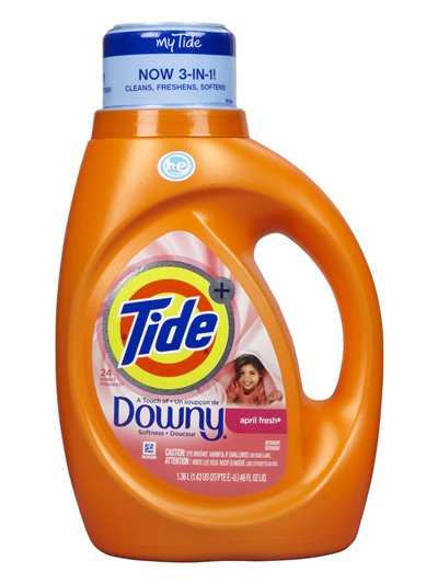 17398 - Tide Liquid Detergent, April Fresh - 46 fl. oz. (Case of 6) - Box:  - Loc: C4