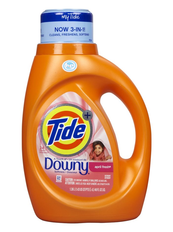17398 - Tide Liquid Detergent, April Fresh - 46 fl. oz. (Case of 6) - Box:  - Loc: C4