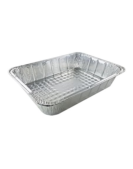 17439 - Aluminum Pan Rectangular (Oblong) - 100ct - Box:  - Loc: R2