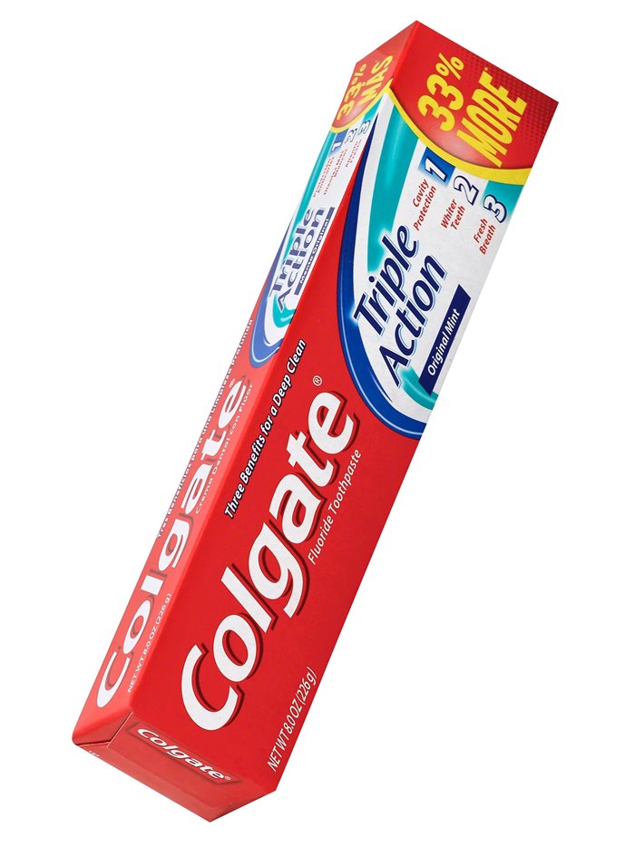 17442 - Colgate Toothpaste, Triple Action - 8 oz. - Box:  - Loc: H0