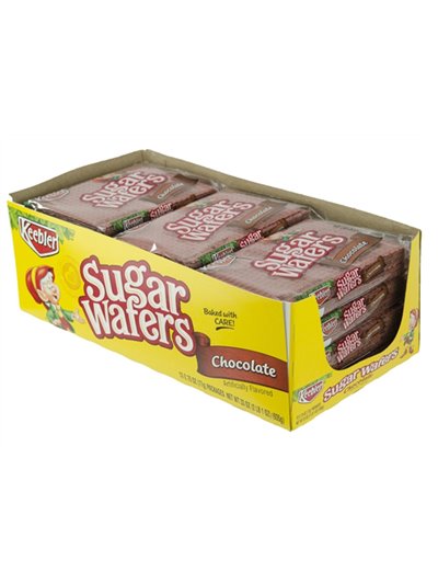 17482 - Kebbler Sugar Wafers Chocolate - 12ct - Box:  - Loc: F6