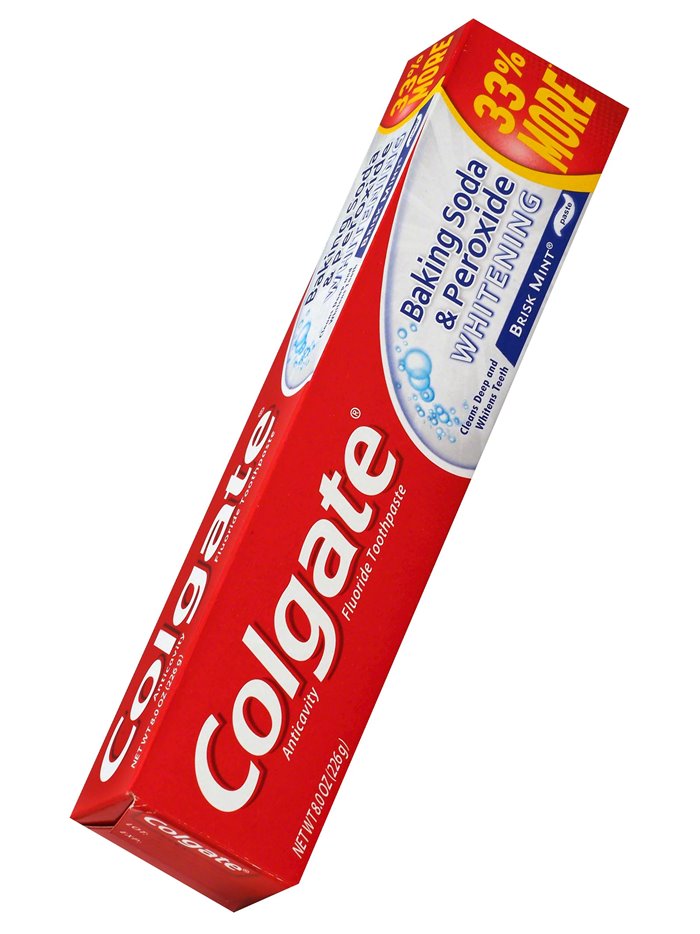 17560 - Colgate Toothpaste, Baking Soda & Peroxide Whtening- 8 oz. (Case of 24) - Box:  - Loc: H0