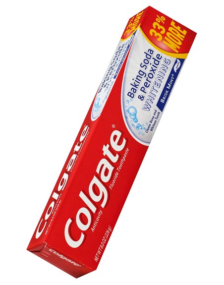 17560 - Colgate Toothpaste, Baking Soda & Peroxide Whtening- 8 oz. (Case of 24) - Box:  - Loc: H0