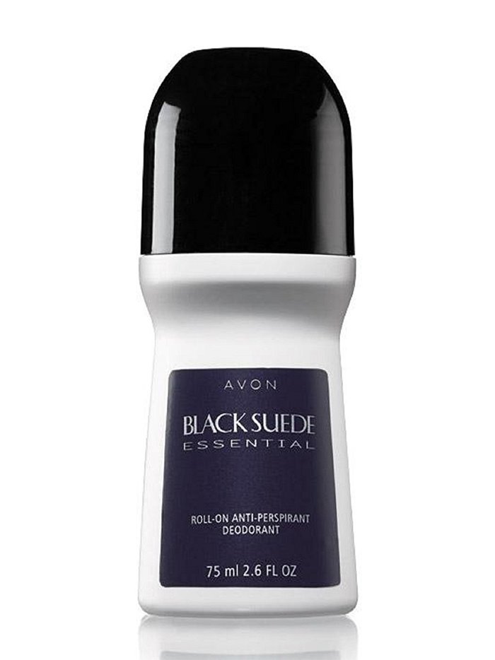 17635 - Avon Deodorant, Black Suede, Essential - 2.6 fl. oz. - Box:  - Loc: J1