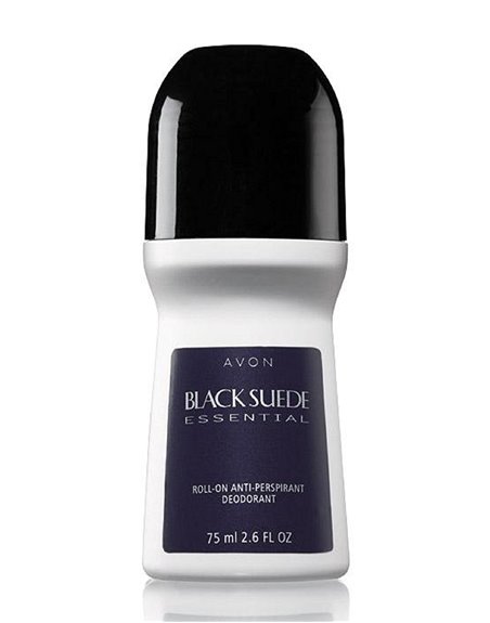 17635 - Avon Deodorant, Black Suede, Essential - 2.6 fl. oz. - Box:  - Loc: J1