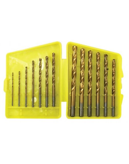 17765 - Titanium Drill Set - 13 Pieces (TS-HW709T) - Box:  - Loc: A1
