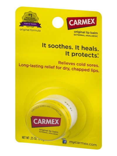 17924 - Carmex Classic Lip Balm - 12ct/0.25 oz. - Box:  - Loc: K1