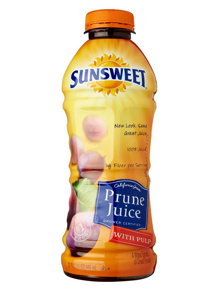 17947 - Sunsweet Prune Juice W/Pulp - 32 fl oz - Box:  - Loc: N0