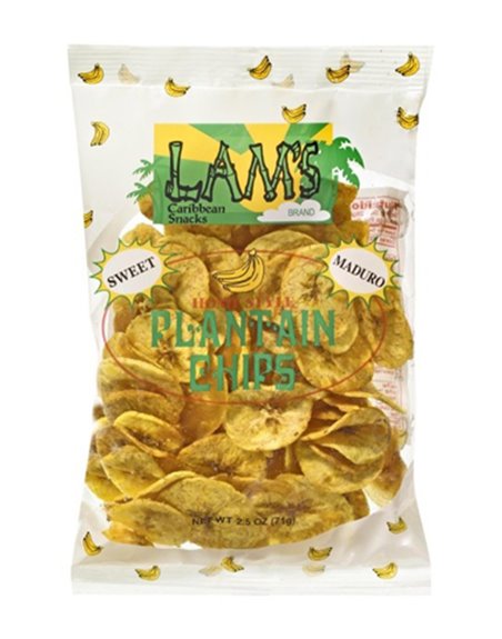 17959 - Lam's Plantain Chips, Sweet & Salty (Maduro - Salado) - 2.25 oz. - Box:  - Loc: N5