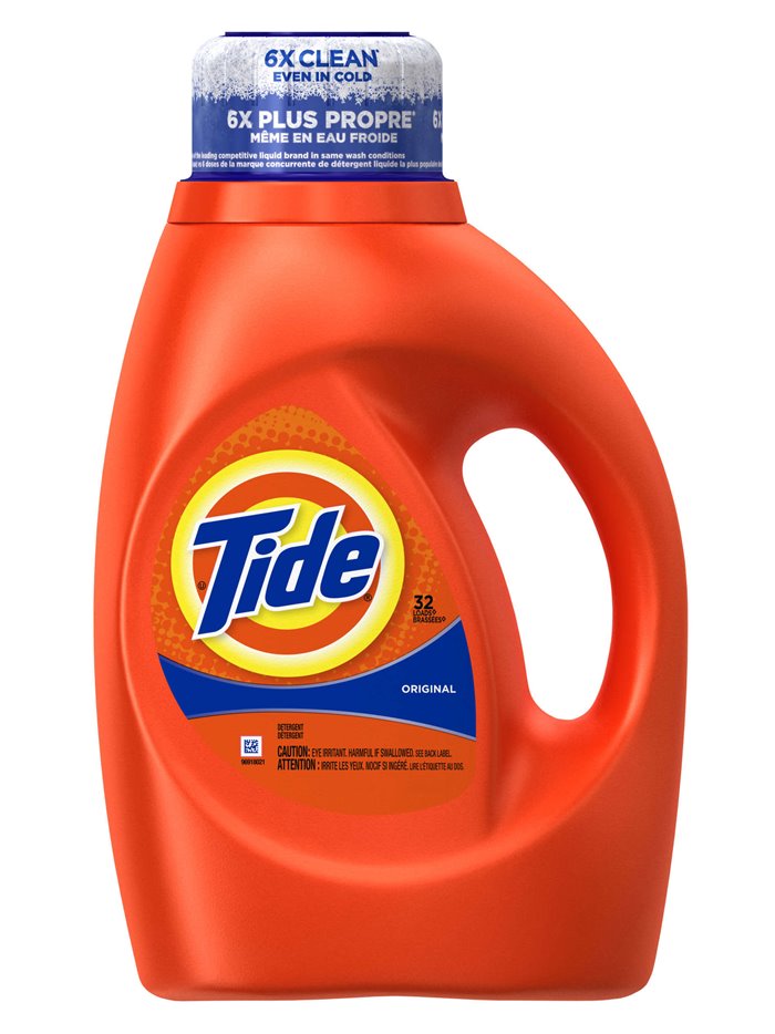 17986 - Tide Liquid Detergent, Original - 46 fl. oz. (Case of 6) - Box:  - Loc: C4