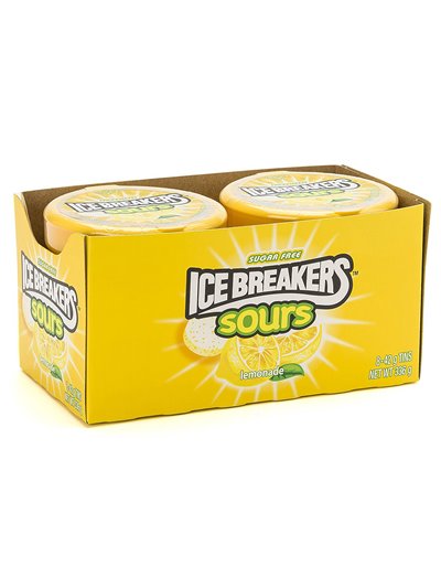 18080 - Ice Breakers Sours, Lemonade - 8ct/1.5 oz. - Box:  - Loc: 22M
