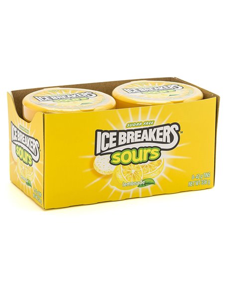 18080 - Ice Breakers Sours, Lemonade - 8ct/1.5 oz. - Box:  - Loc: 22M