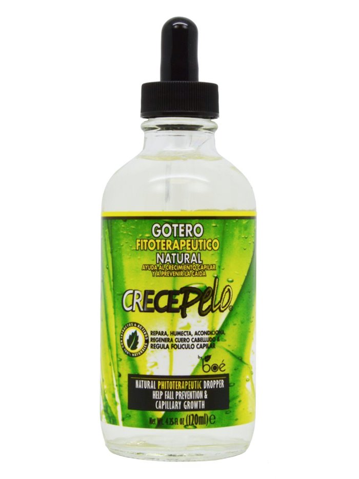 18238 - CrecePelo Gotero Fitoterapeutico Natural - 4.25 fl. oz. - Box:  - Loc: I1