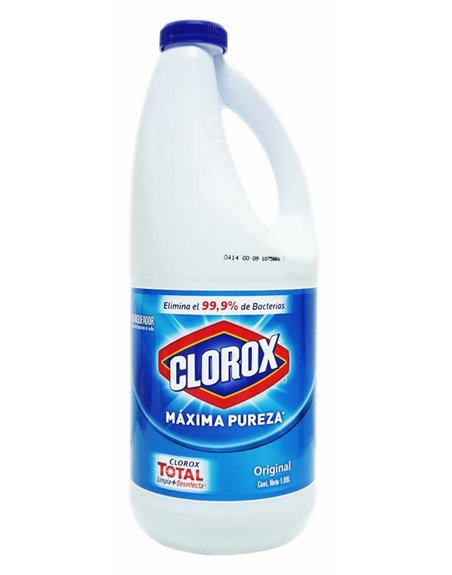 18380 - Clorox Bleach Mexico - 1.89 lt. (Case of 8) - Box:  - Loc: B7