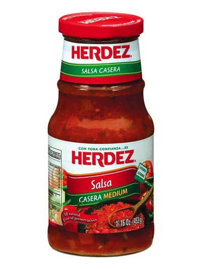 18480 - Herdez Salsa Casera, Medium - 16oz. (Case of 12) - Box:  - Loc: G13