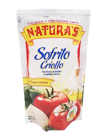 18546 - Natura's Sofrito Criollo Con Vegetales- 7.1oz. (Case of 24) - Box:  - Loc: N5