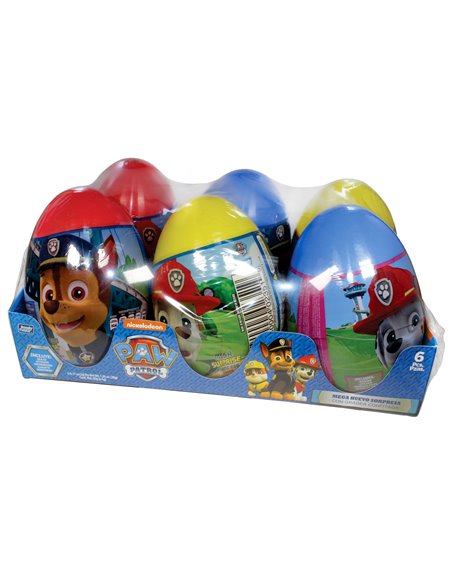 18563 - Mega Surprise Egg, Paw Patrol - 6ct/5g - Box:  - Loc: 21P