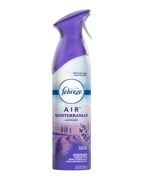 18601 - Febreze Air Spray Mediterranean Lavender - 8.8oz. (Case of 6) - Box:  - Loc: I7