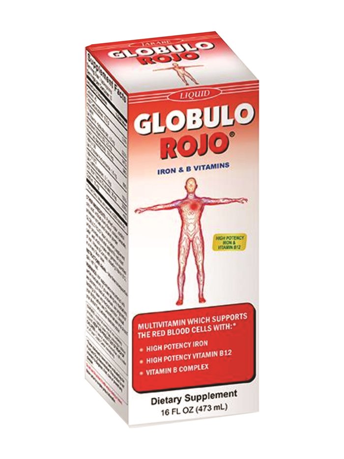 18608 - DLC Jarabe Globulo Rojo - 16 fl. oz. - Box:  - Loc: K2