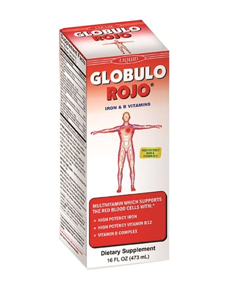 18608 - DLC Jarabe Globulo Rojo - 16 fl. oz. - Box:  - Loc: K2