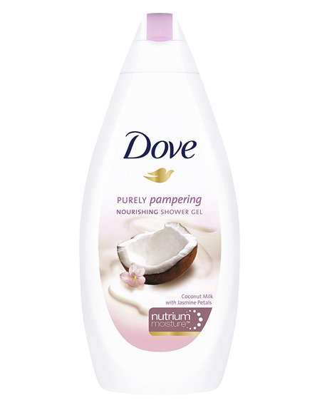 18759 - Dove Body Wash, Purely Pampering, Shea Butter & Vanilla - 500ml. (Case of 6) - Box:  - Loc: F2