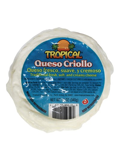 18902 - Tropical Queso Criollo - 12 oz. - Box:  - Loc: NV-8