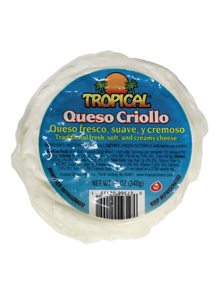 18902 - Tropical Queso Criollo - 12 oz. - Box:  - Loc: NV-8