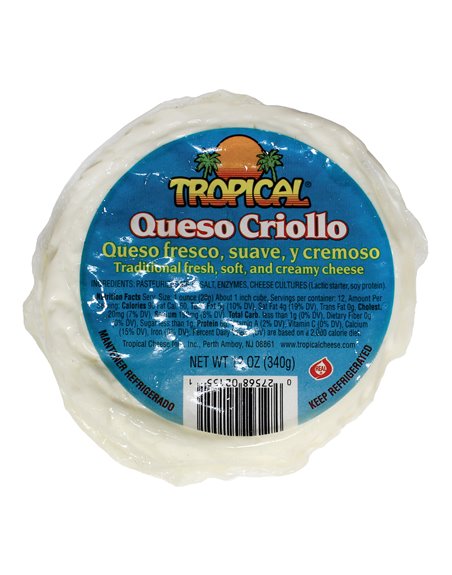 18902 - Tropical Queso Criollo - 12 oz. - Box:  - Loc: NV-8