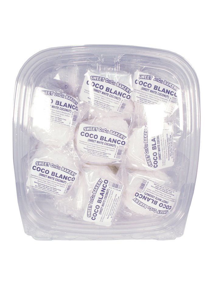 18913 - Sweet Coco Bakery, Coco Blanco (Envuelto) - 2 oz. (20 Count) - Box:  - Loc: N6
