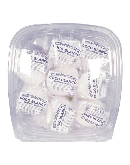 18913 - Sweet Coco Bakery, Coco Blanco (Envuelto) - 2 oz. (20 Count) - Box:  - Loc: N6