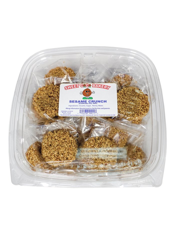 18932 - Sweet Coco Bakery, Sesame Crunch - 0.6 oz. (24 Count) - Box:  - Loc: P0
