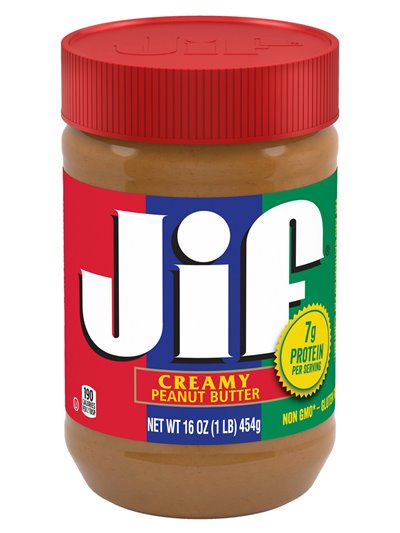 19077 - Jif Creamy Peanut Butter - 16oz. (Case of 12) - Box:  - Loc: G1
