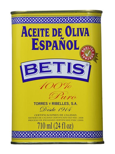 19152 - Betis Spanish Olive Oil 100% Pure - 24 fl. oz. - Box:  - Loc: G10