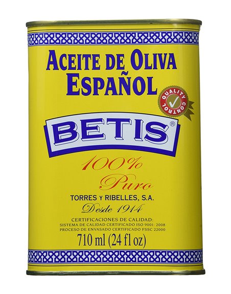 19152 - Betis Spanish Olive Oil 100% Pure - 24 fl. oz. - Box:  - Loc: G10
