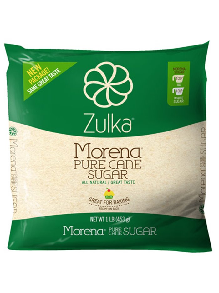 19181 - Zulka Morena Cane Sugar - 1 lb. ( 16 oz. ) - Box:  - Loc: H2