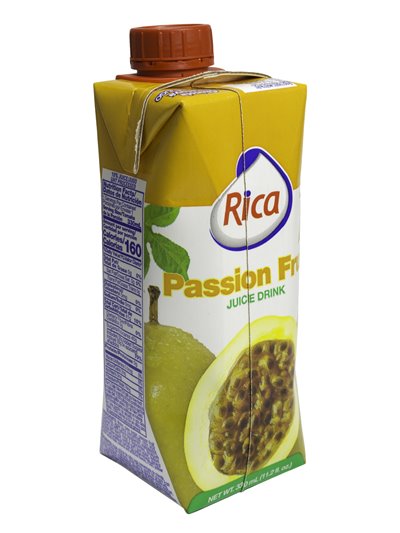 19328 - Rica Juice Passion Fruit - 330ml (Pack of 18) - Box:  - Loc: F4