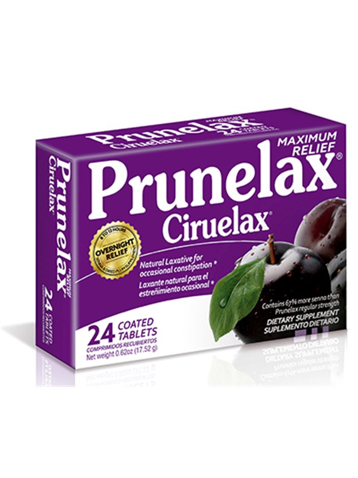 12900 - Prunelax Ciruelax Laxante - Maximun 24ct - Box:  - Loc: N1