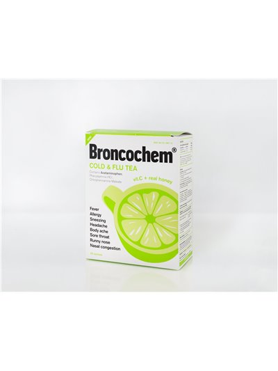 19408 - Broncochem Te Antigripal - 25 Count - Box:  - Loc: K6
