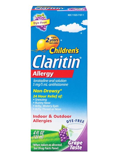 4706 - Claritin Children's Allergy Relief - 4 fl. oz. - Box:  - Loc: K4