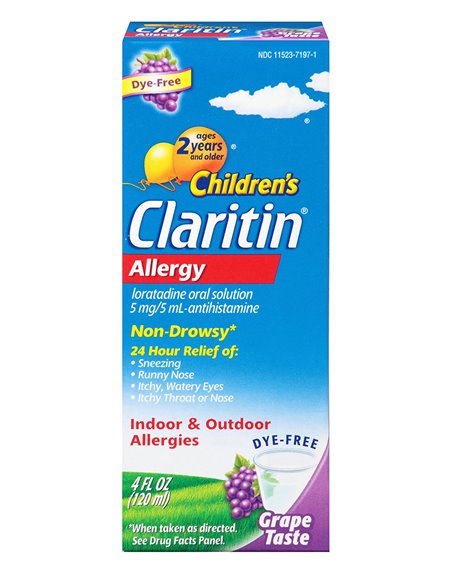 4706 - Claritin Children's Allergy Relief - 4 fl. oz. - Box:  - Loc: K4