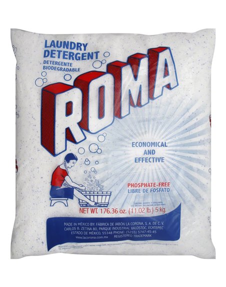 15336 - Roma Laundry Detergent -  4 Bags/ 5 kg. - Box:  - Loc: B4