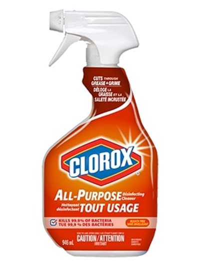 19651 - Clorox Spray, All Purpose Bleach Free - 946ml (Case of 12) - Box:  - Loc: 