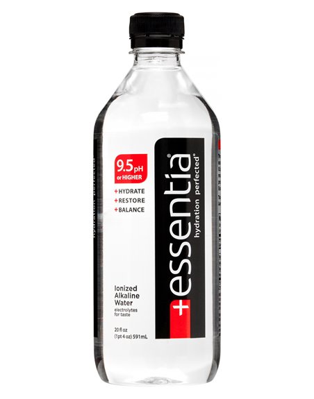 19653 - + Essentia Water 9.5 PH - 20 fl. oz. (Case of 20) - Box:  - Loc: C13