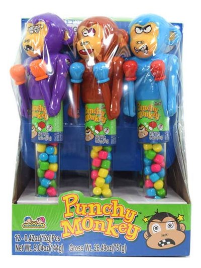 19769 - Kidsmania Punchy Monkey - 12 Count - Box:  - Loc: L6