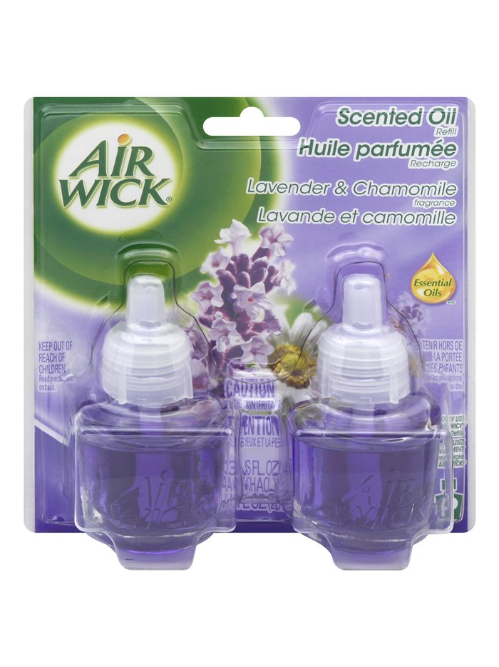 19794 - Air Wick Scented Oil Refill, Lavender & Chamomille - 2x40ml. (Case of 6) - Box:  - Loc: I4